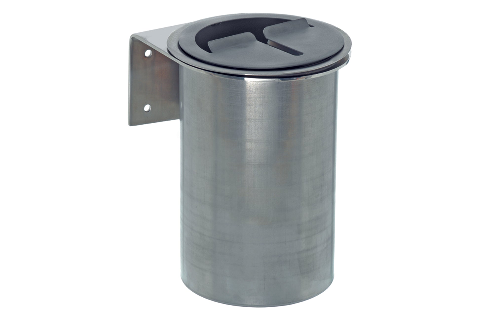Edelstahl-Abfallbehälter für Gastronomie.