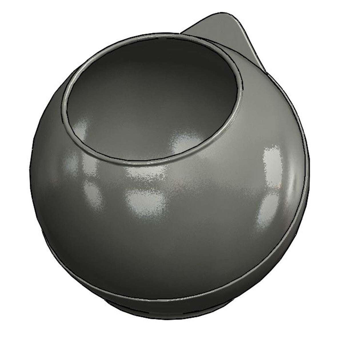 Kaffeekanne aus Metall