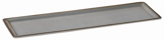 Lange, schlichte Servierplatte