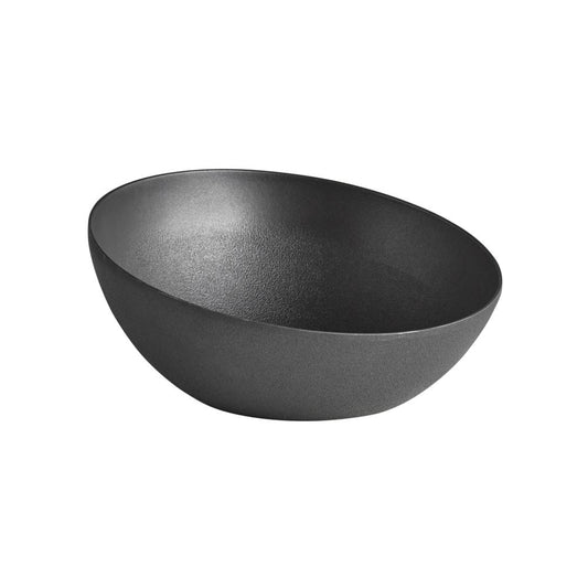 Schwarze Schüssel für Gastronomie