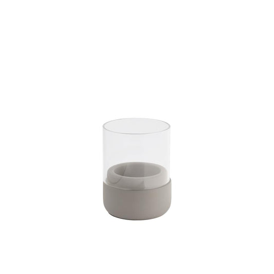 Windlichter, 2er Set -ELEMENT-, Ø 6 cm, H: 8 cm