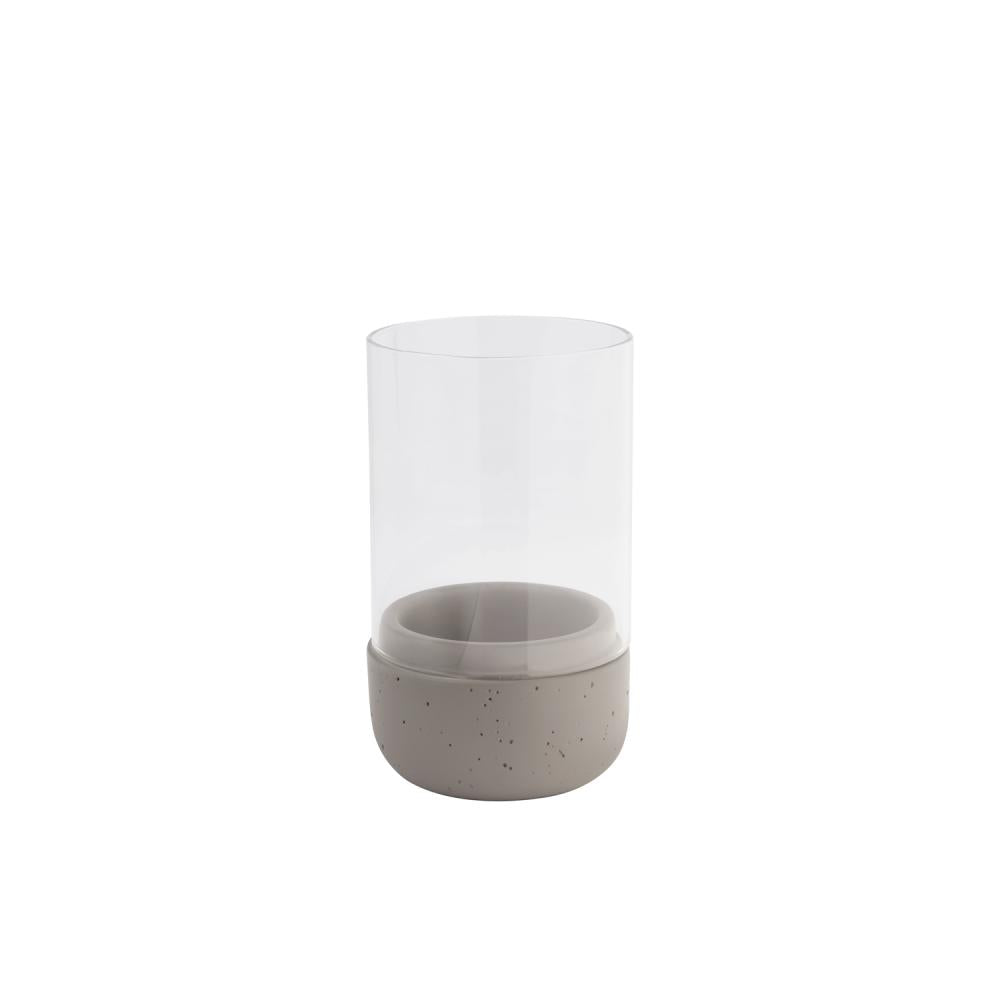 Windlicht -ELEMENT-, Ø 7,5 cm, H: 13 cm