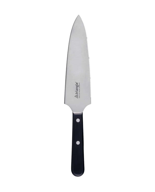 Küchenmesser mit schwarzem Griff.