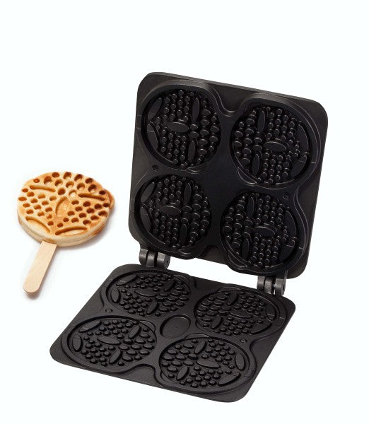 Waffeleisen und Waffelsticker.