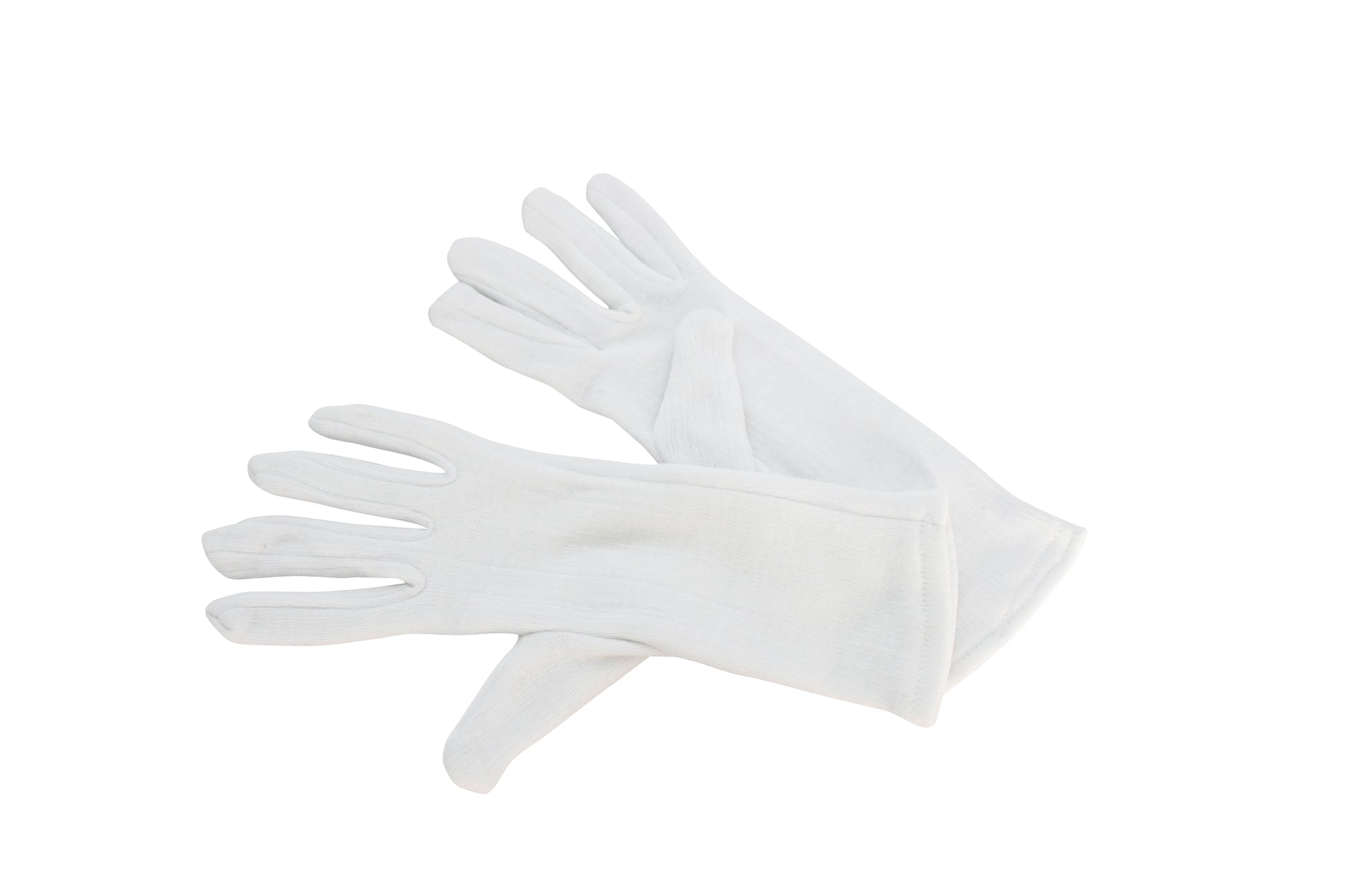 Weiße Handschuhe für Gastronomie.