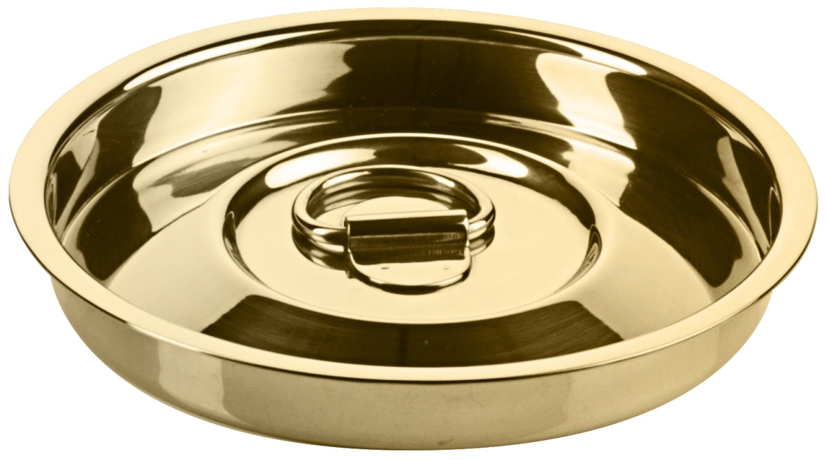 Goldene Edelstahlschale für Gastronomie