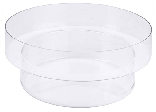 Transparente Kunststoffschale für Gastronomie