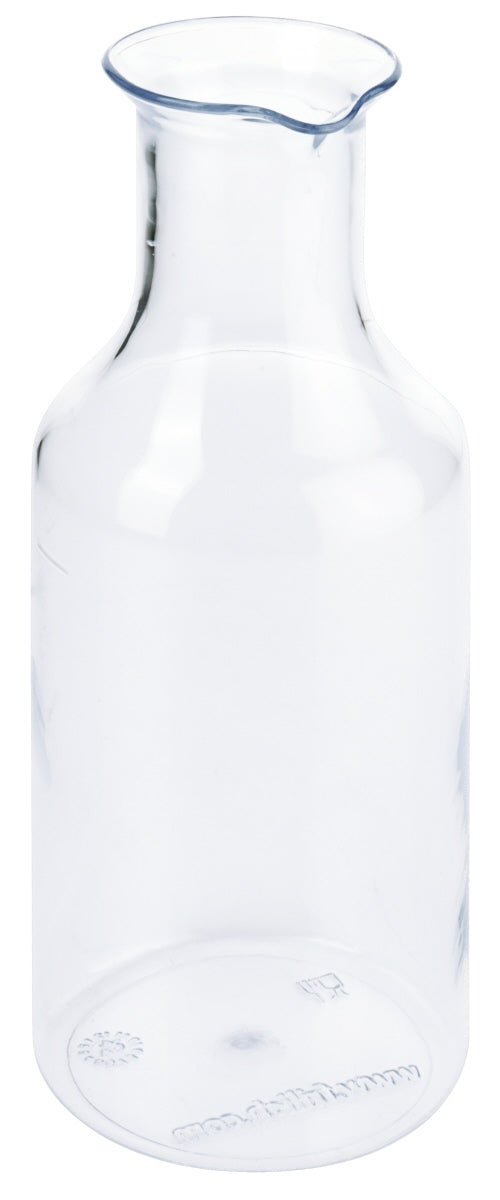 Leere Glasflasche für Getränke