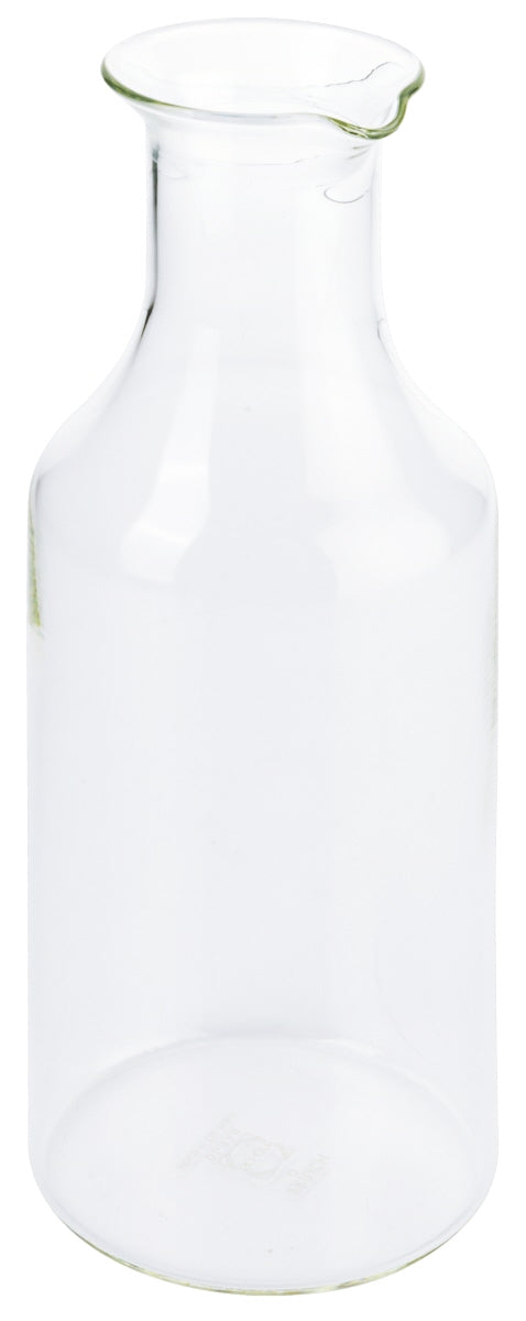 Leere Glasflasche für Getränke