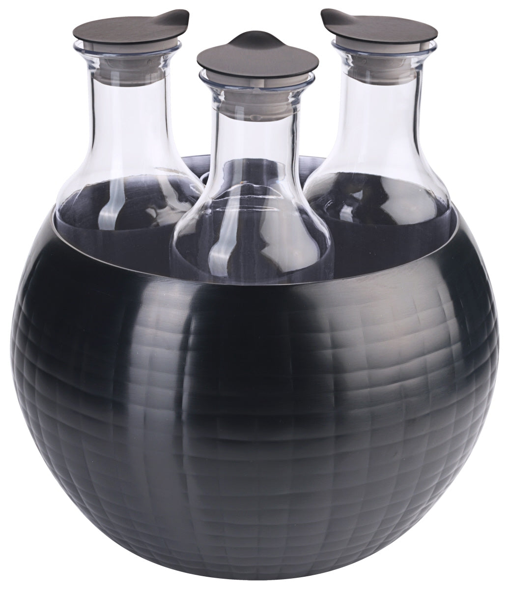 Bodensatz-Glasflaschen im Set