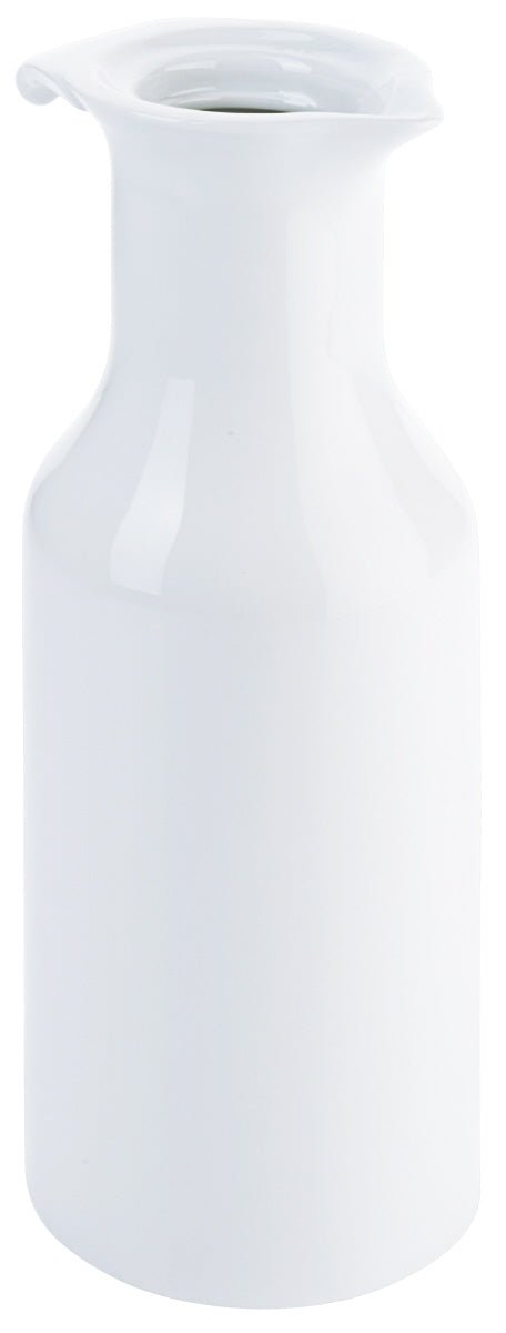 Weiße Keramik-Vase für Gastronomie