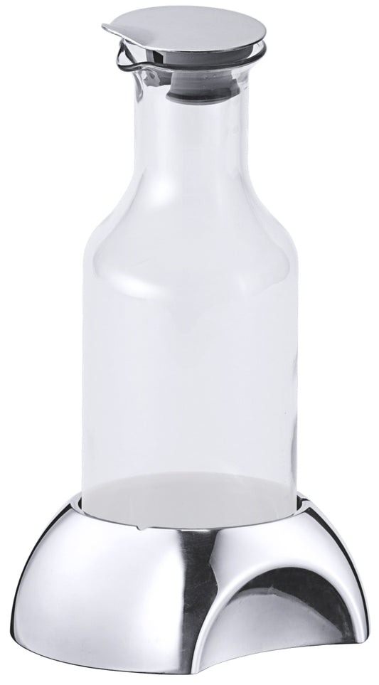 Glasbehälter auf Edelstahlbasis