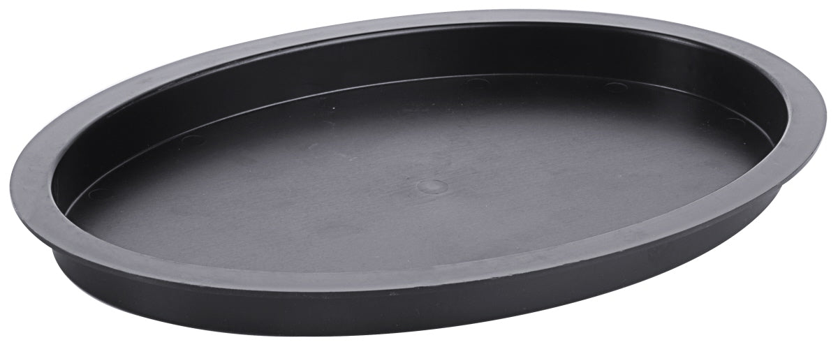 Rundes schwarzes Serviertablett, B2B-Gastronomie