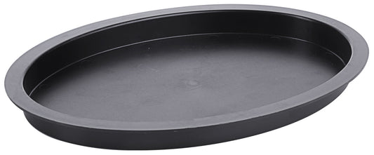 Rundes schwarzes Serviertablett, B2B-Gastronomie