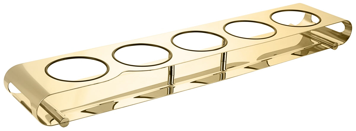 Goldene Flaschenkühlerhalterung