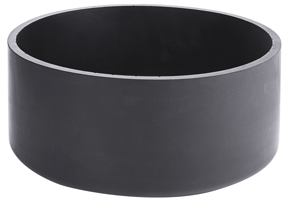 Schwarze Keramikschale für Gastronomie