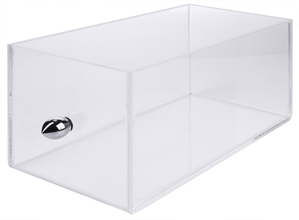Transparente Aufbewahrungsbox mit Schublade