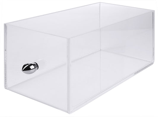 Transparente Aufbewahrungsbox mit Schublade