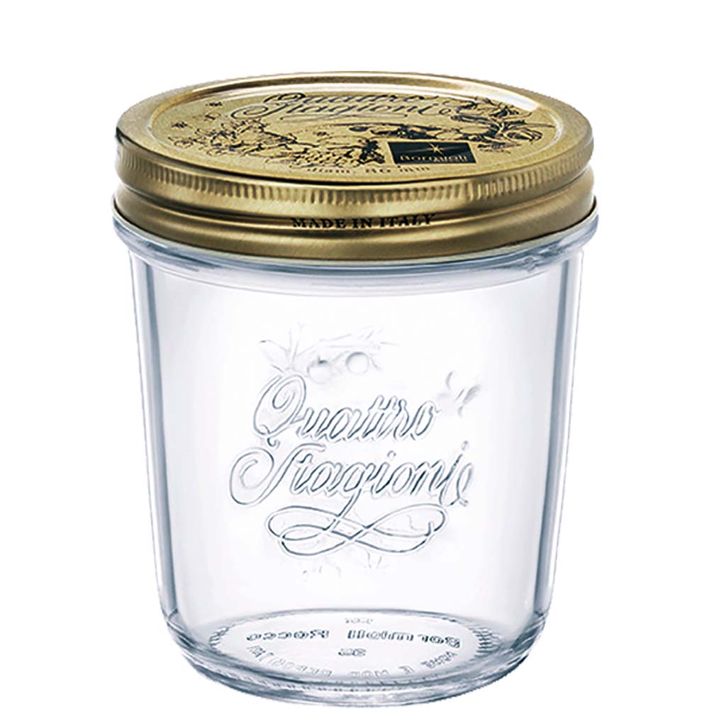 Vorratsglas mit goldenem Deckel