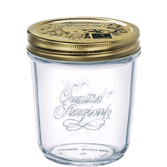 Vorratsglas mit goldenem Deckel