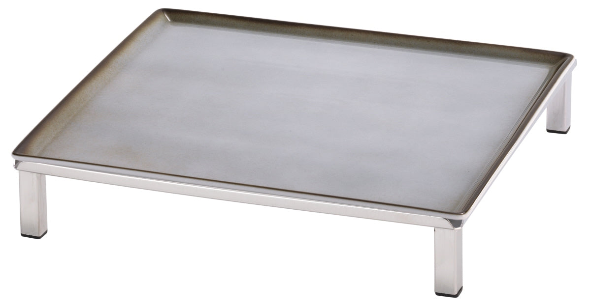 Metallischer Serviertablett für Gastronomie