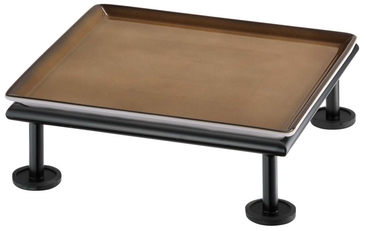 B2B Gastronomie Serviertable, Edelstahl, Holz