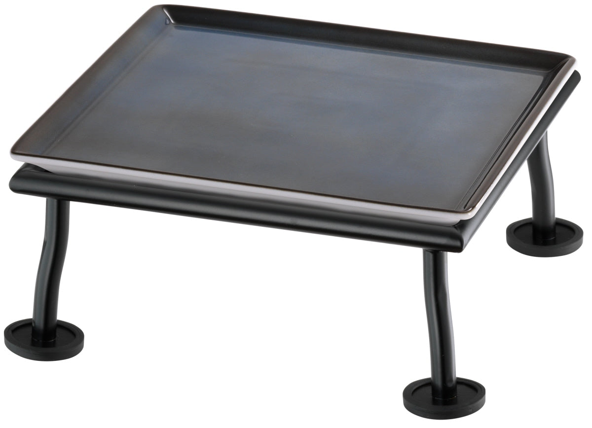B2B Gastro Serviertable, schwarzes Design