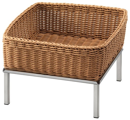 Gepolsterte Rattan-Garnitur für Gastronomie