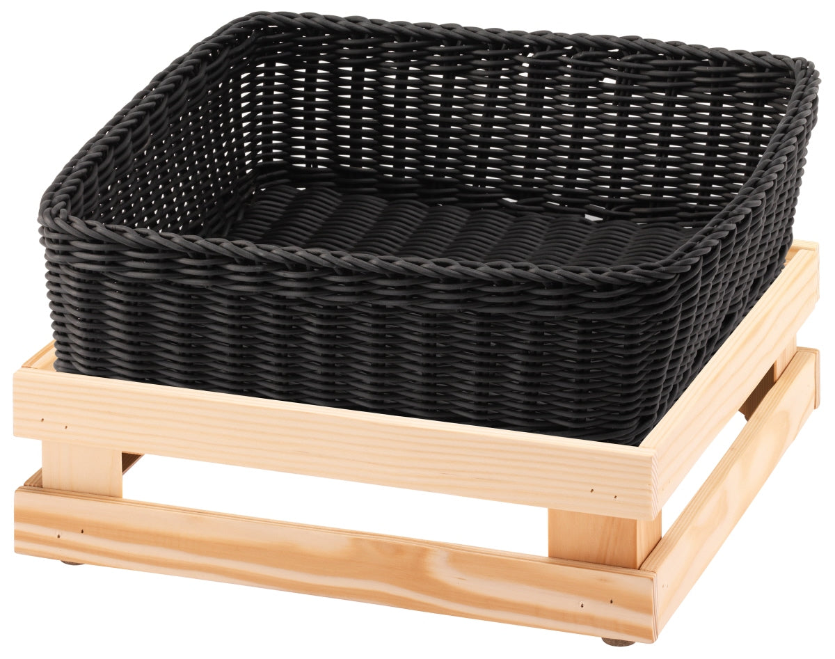 Brotkorb auf Holzständer, Gastronomie Zubehör