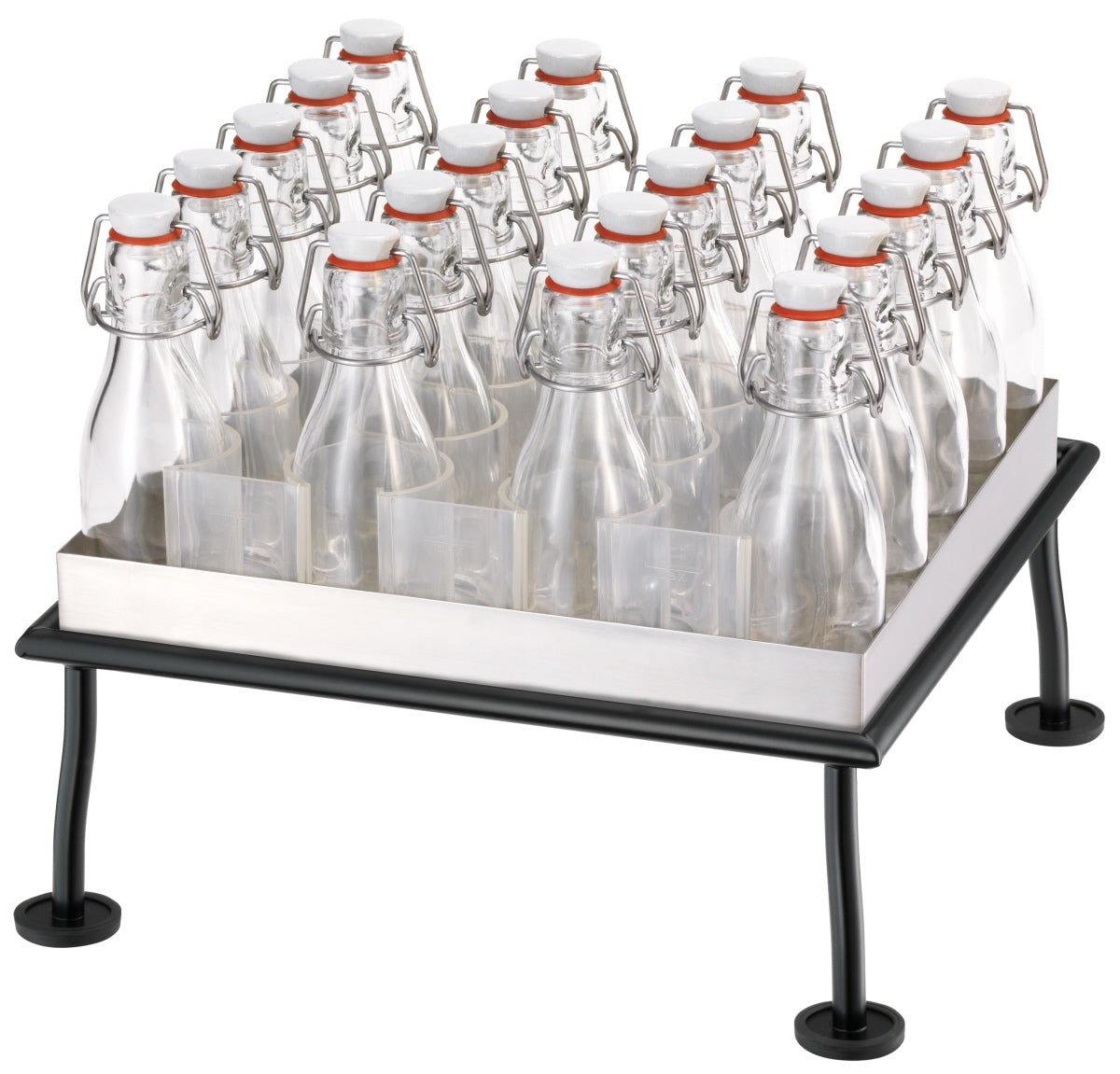 Leere Glasflaschen in B2B Gastronomie.