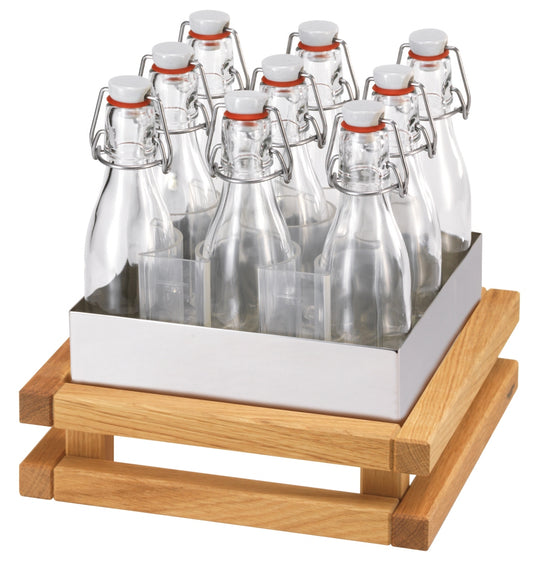 Bierflaschen in Holzkiste