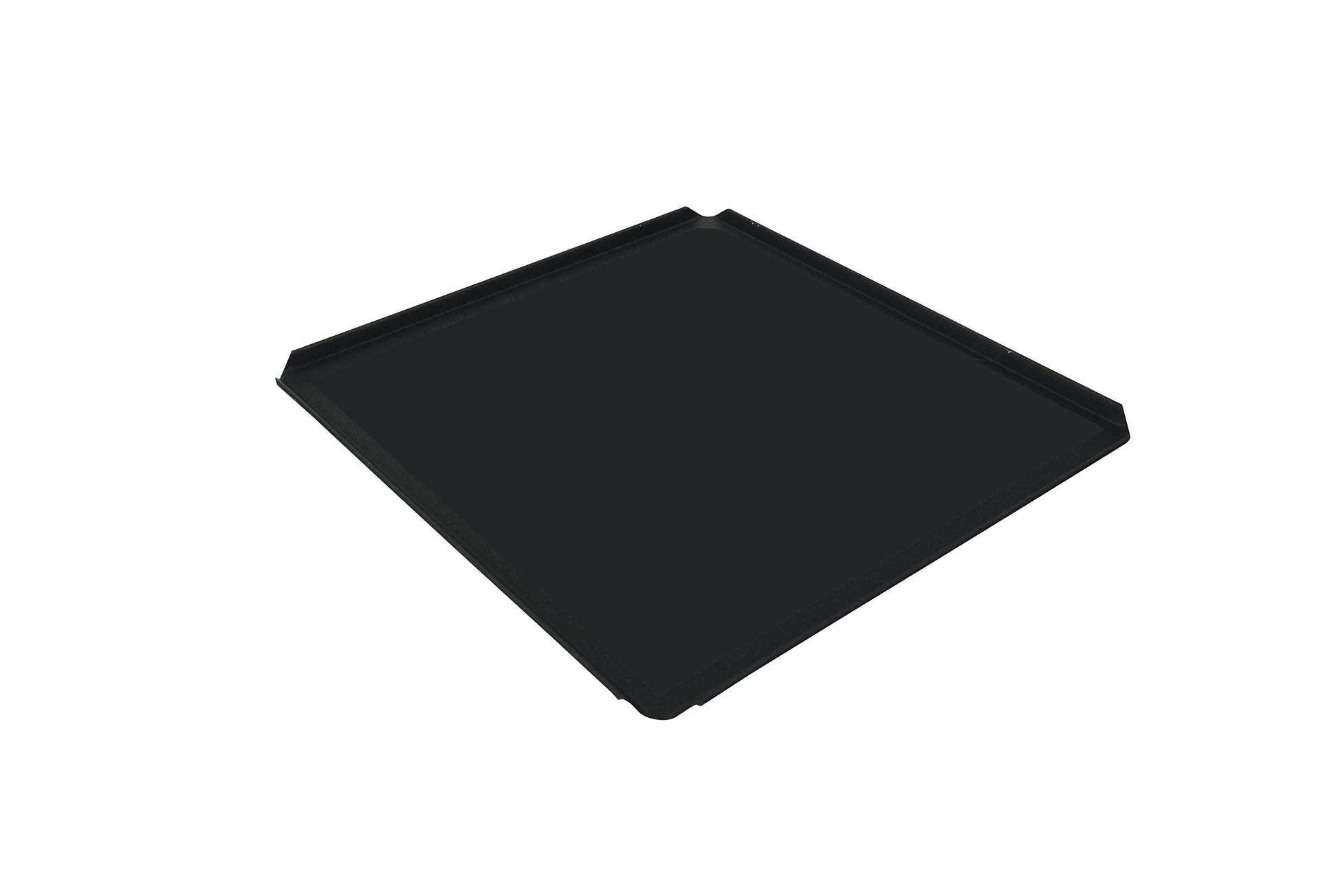 Schwarzes Gastronomie-Serviertablett.