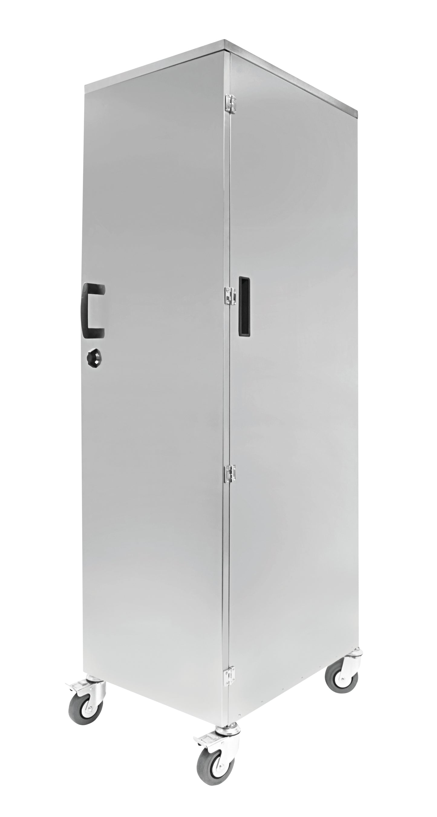 Gastronomie-Wagen aus Edelstahl.