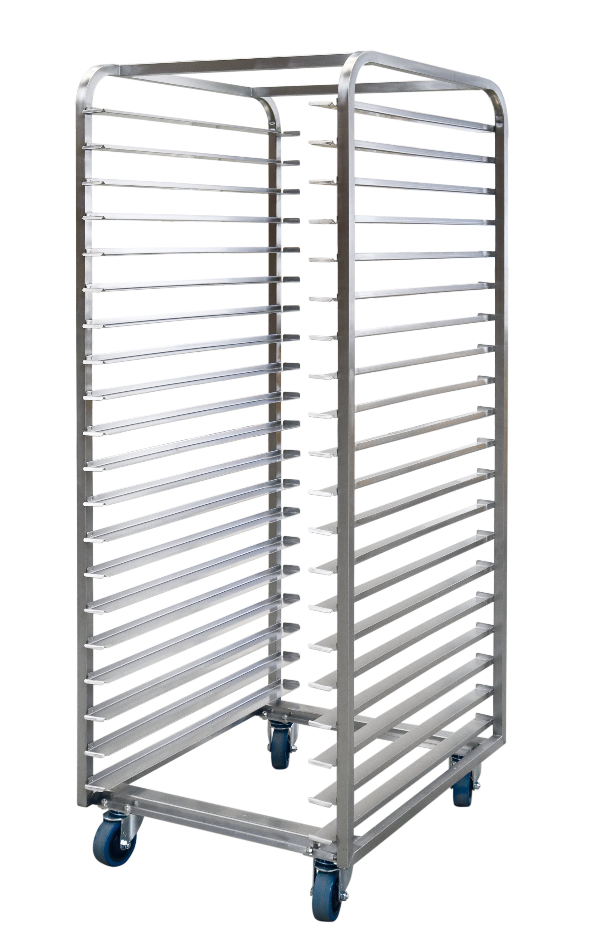 Edelstahl-Gestell für Gastronomie.