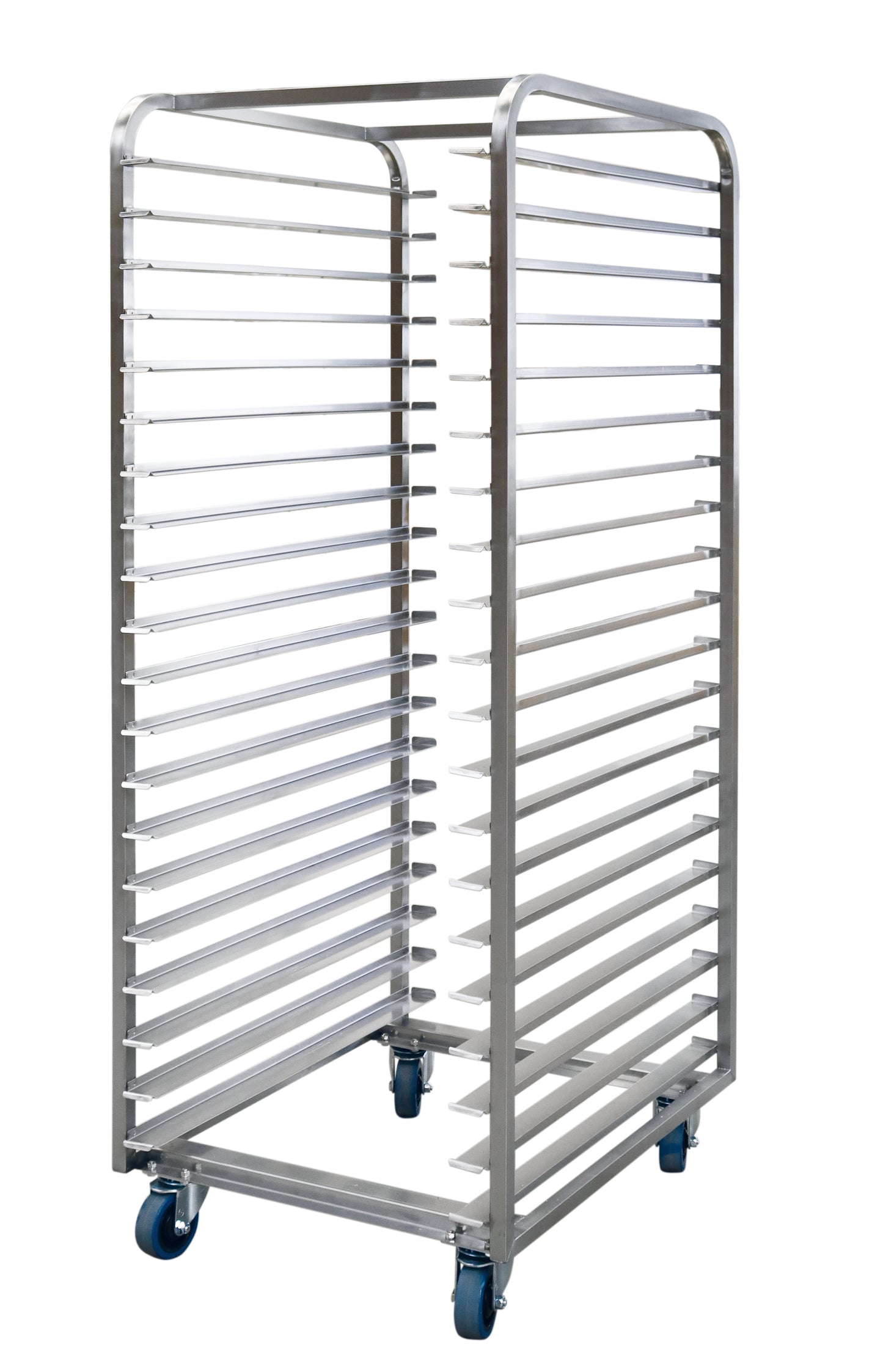 Edelstahl-Gestell für Gastronomie.