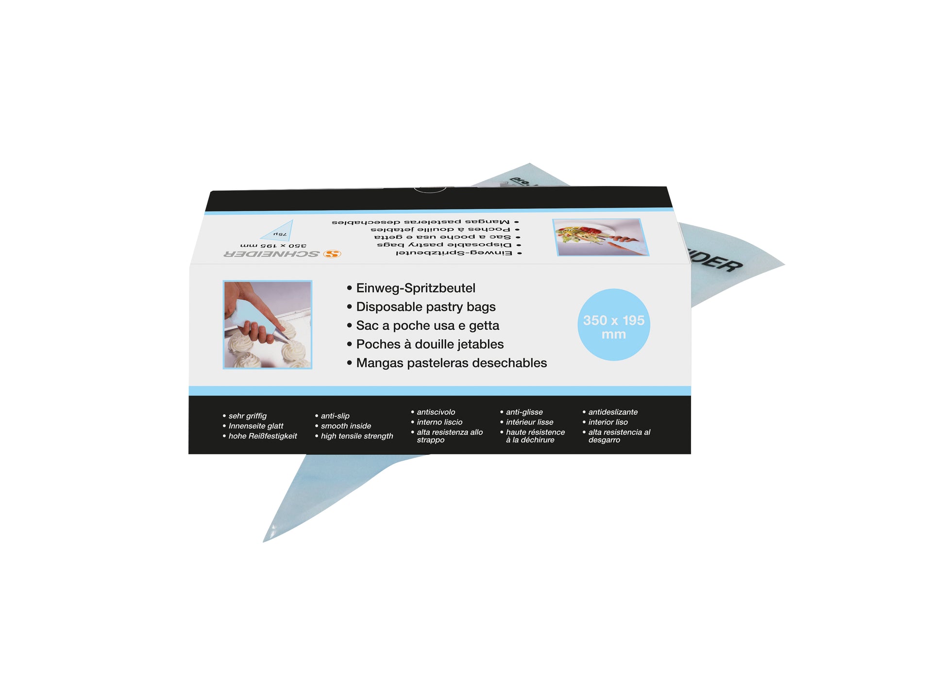 Einweg-Spritzbeutel für Gastronomie.