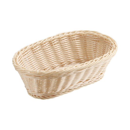 Tisch- und Buffetkorb, oval, 28,5 x 17 cm, H: 8,5 cm