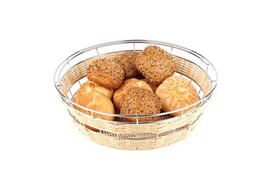 Brötchen in einem Korb.