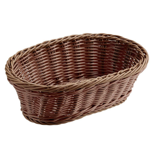 Tisch- und Buffetkorb, oval, 28,5 x 17 cm, H: 8,5 cm