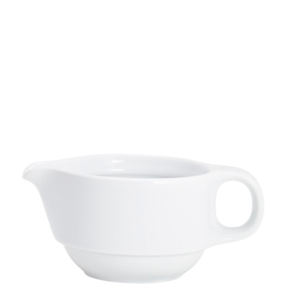 Weiße Kaffeekanne für Gastronomie