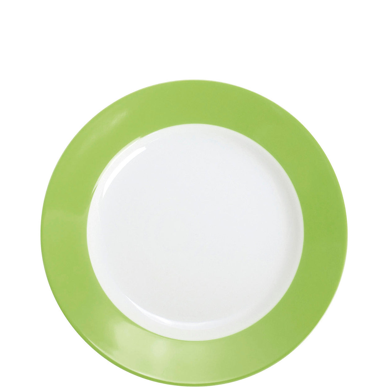 Leere grüne Speiseteller, B2B Gastronomie