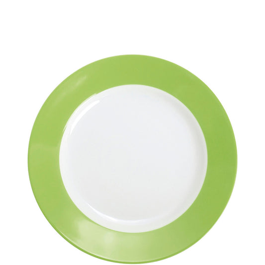 Leere grüne Speiseteller, B2B Gastronomie