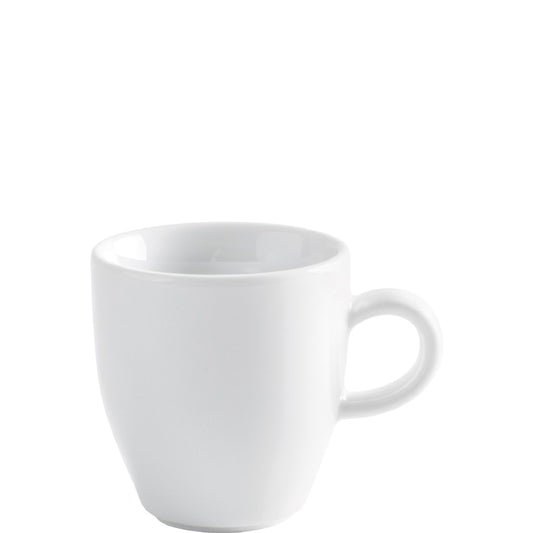 Weiße Kaffeetasse, Nahaufnahme, B2B Gastronomie