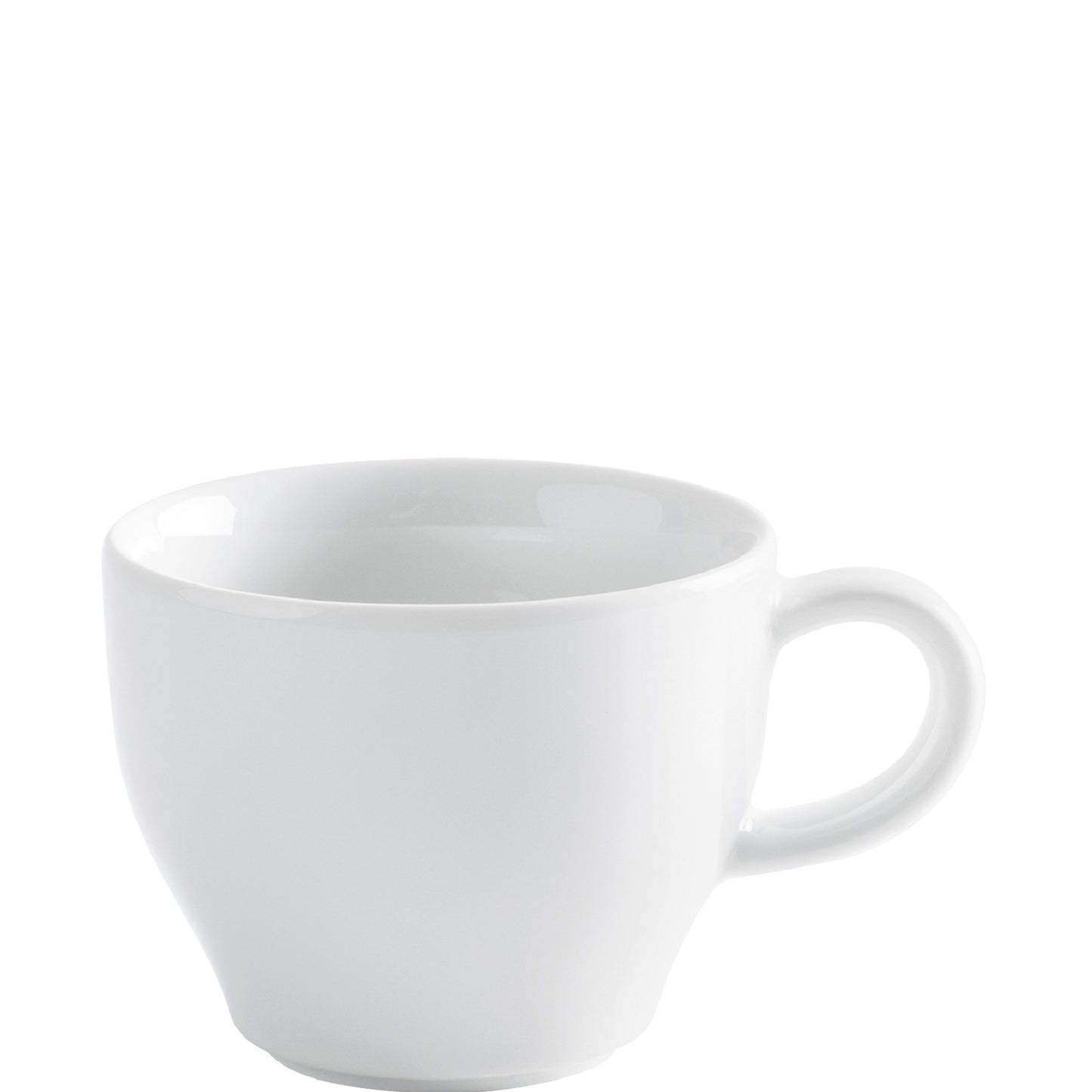 Weiße Kaffeetasse, Nahaufnahme, B2B Gastronomie