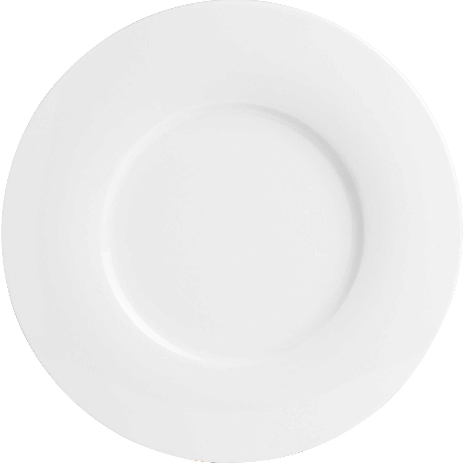 Leere weiße Teller für Gastronomie.