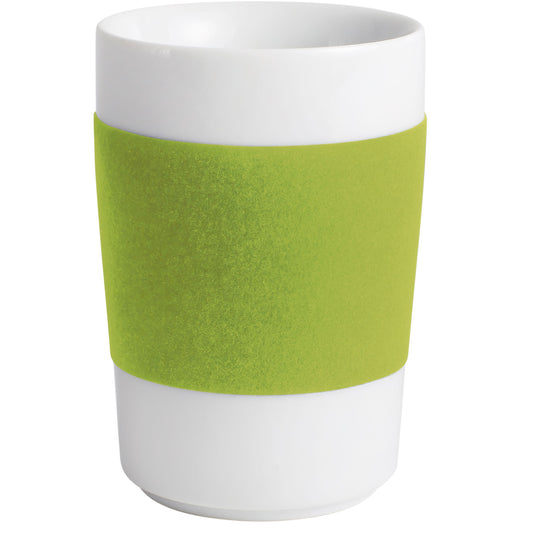 Kaffeetasse mit grünem Band