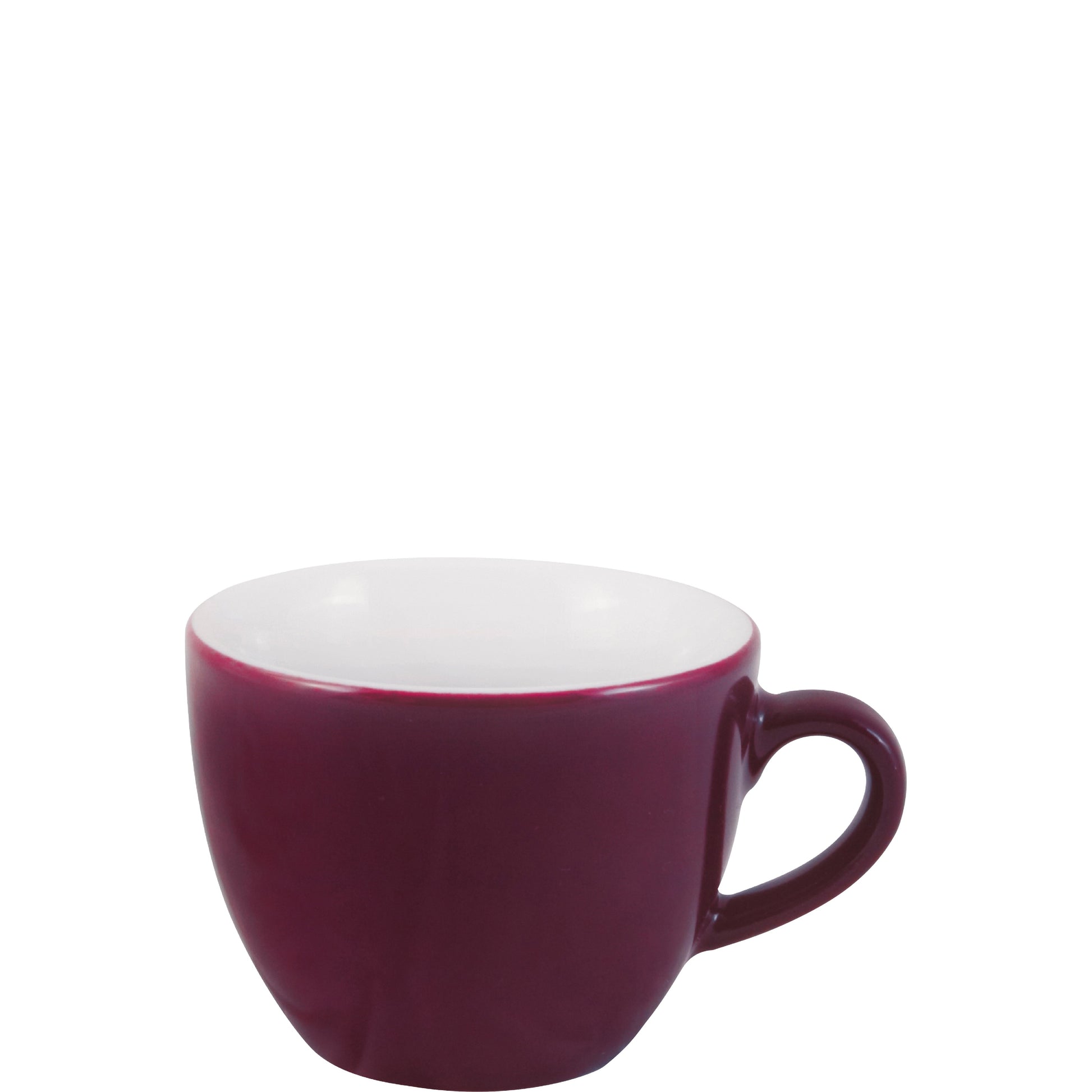 Kaffeetasse auf weißem Hintergrund