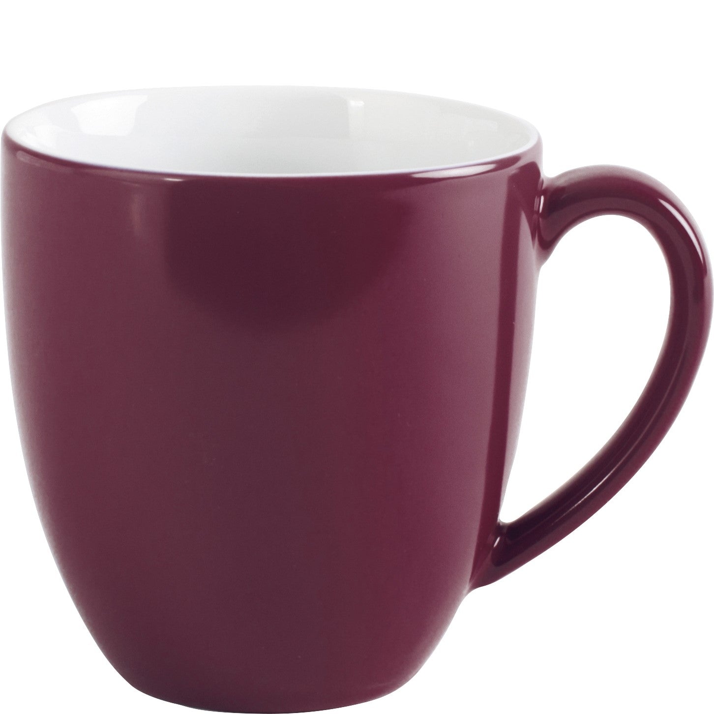 Bordeauxfarbener Kaffeetasse, Nahaufnahme