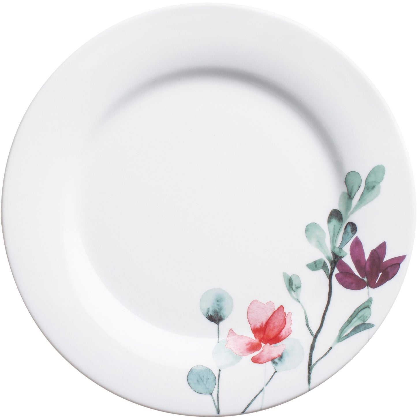 Teller mit floralem Design.
