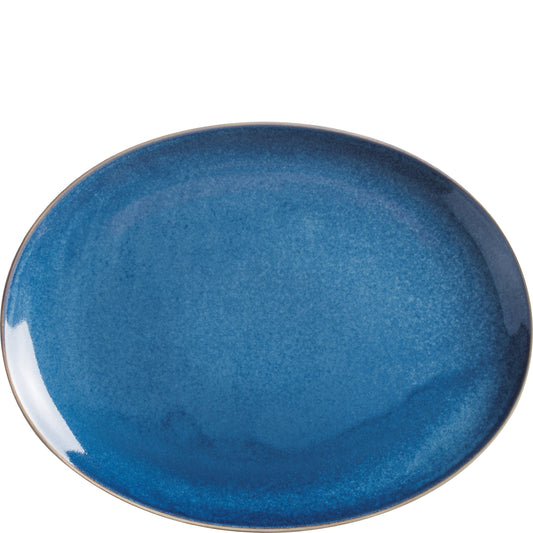 Blaue Keramikschale, Nahaufnahme, B2B Gastronomie
